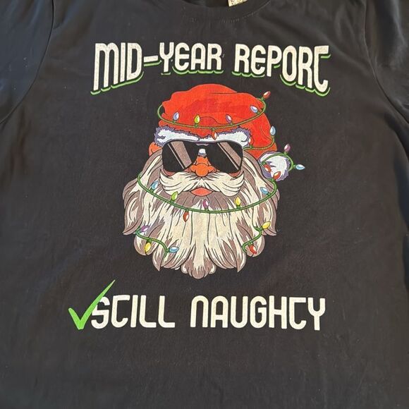 Half way to Christmas naughty t shirt - Picture 2 of 5